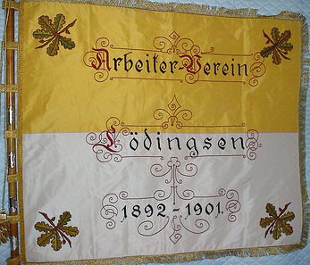 MGV-Fahne, Arbeiterverein Loedingsen 1892 - 1901